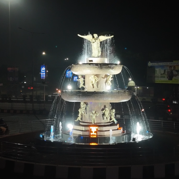 দুর্গাপুরের DVC মোড়ে থ্রি-স্টেজ ‘Angel Fountain’ উদ্বোধন, শহরের&hellip;