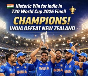 🏏 T20 বিশ্বকাপ ২০২৬ ফাইনালে ভারতের ঐতিহাসিক জয়,&hellip;