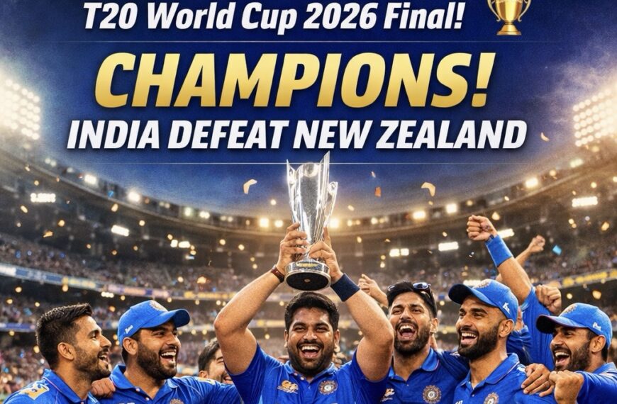 🏏 T20 বিশ্বকাপ ২০২৬ ফাইনালে&hellip;