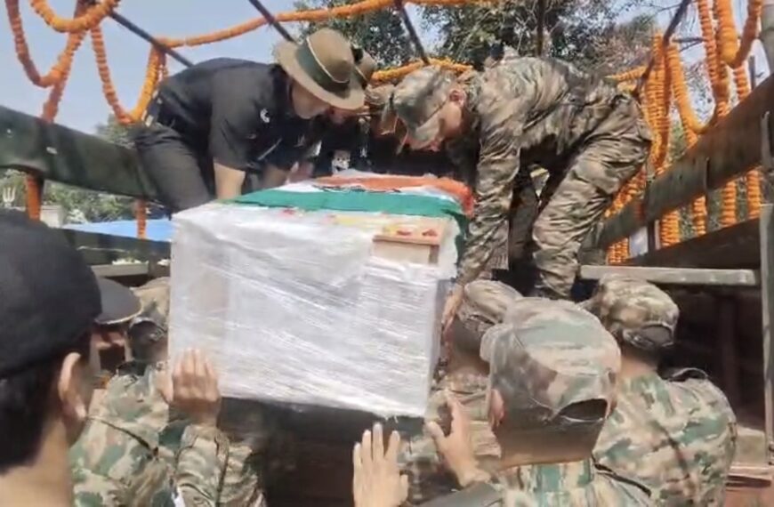 দুর্গাপুরে রাষ্ট্রীয় মর্যাদায় শহিদ অজয় জয়সওয়ালের শেষকৃত্য